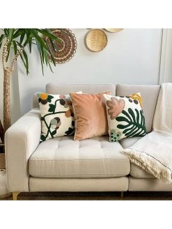 2-delige Set: Kussens "Flores Punch" Crème/meerkleurig - (L)43 X (B)43 Cm -Home Uitgebreid Winkel aberto design 2 delige set kussens flores punch creme meerkleurig l 43 x b 43 cm 6