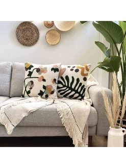 2-delige Set: Kussens "Flores Punch" Crème/meerkleurig - (L)43 X (B)43 Cm -Home Uitgebreid Winkel aberto design 2 delige set kussens flores punch creme meerkleurig l 43 x b 43 cm 7