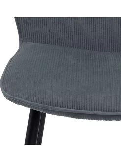 2-delige Set: Eetkamerstoelen "Evelyn" Grijs - (B)43 X (H)82,5 X (D)58,5 Cm -Home Uitgebreid Winkel ac design 2 delige set eetkamerstoelen evelyn grijs b 43 x h 82 5 x d 58 5 cm 3