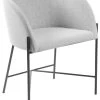 Eetkamerstoel "Nelson" Grijs - (B)56 X (H)76 X (D)54 Cm