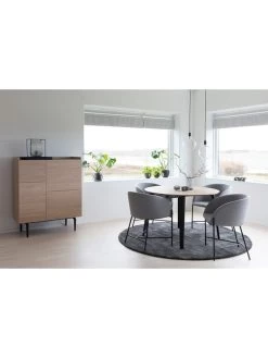 Eetkamerstoel "Nelson" Grijs - (B)56 X (H)76 X (D)54 Cm -Home Uitgebreid Winkel ac design eetkamerstoel nelson grijs b 56 x h 76 x d 54 cm 5