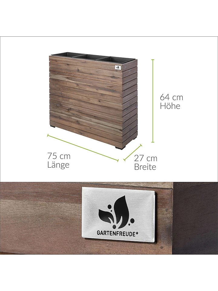 Plantenhouder "Antigua" Donkergrijs - (L)75 X (B)27 X (H)64 Cm 7 Plantenhouder "Antigua" Donkergrijs - (L)75 X (B)27 X (H)64 Cm - Afbeelding 5