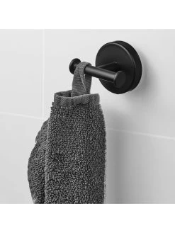 Roestvrijstalen Dubbele Haak Zwart - Ø 5,5 Cm -Home Uitgebreid Winkel amare roestvrijstalen dubbele haak zwart o 5 5 cm 2