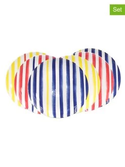 6-delige Set: Dinerborden "Le Petit Cabanon" Meerkleurig - Ø 26,5 Cm