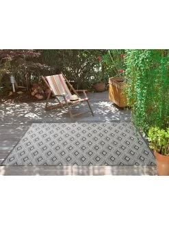 Indoor-/outdoortapijt "Weave" Grijs -Home Uitgebreid Winkel atticgo indoor outdoortapijt weave grijs 2