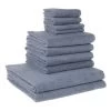 10-delige Handdoekenset Blauw -Home Uitgebreid Winkel avance 10 delige handdoekenset blauw