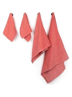 10-delige Handdoekenset Koraalrood 9 10-delige Handdoekenset Koraalrood -Home Uitgebreid Winkel avance 10 delige handdoekenset koraalrood 2