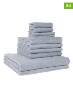10-delige Handdoekenset Lichtblauw