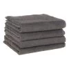 4-delige Set: Handdoeken Antraciet - (L)100 X (B)50 Cm -Home Uitgebreid Winkel avance 4 delige set handdoeken antraciet l 100 x b 50 cm