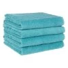 4-delige Set: Handdoeken Blauw - (L)100 X (B)50 Cm -Home Uitgebreid Winkel avance 4 delige set handdoeken blauw l 100 x b 50 cm