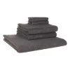 5-delige Handdoekenset Antraciet -Home Uitgebreid Winkel avance 5 delige handdoekenset antraciet