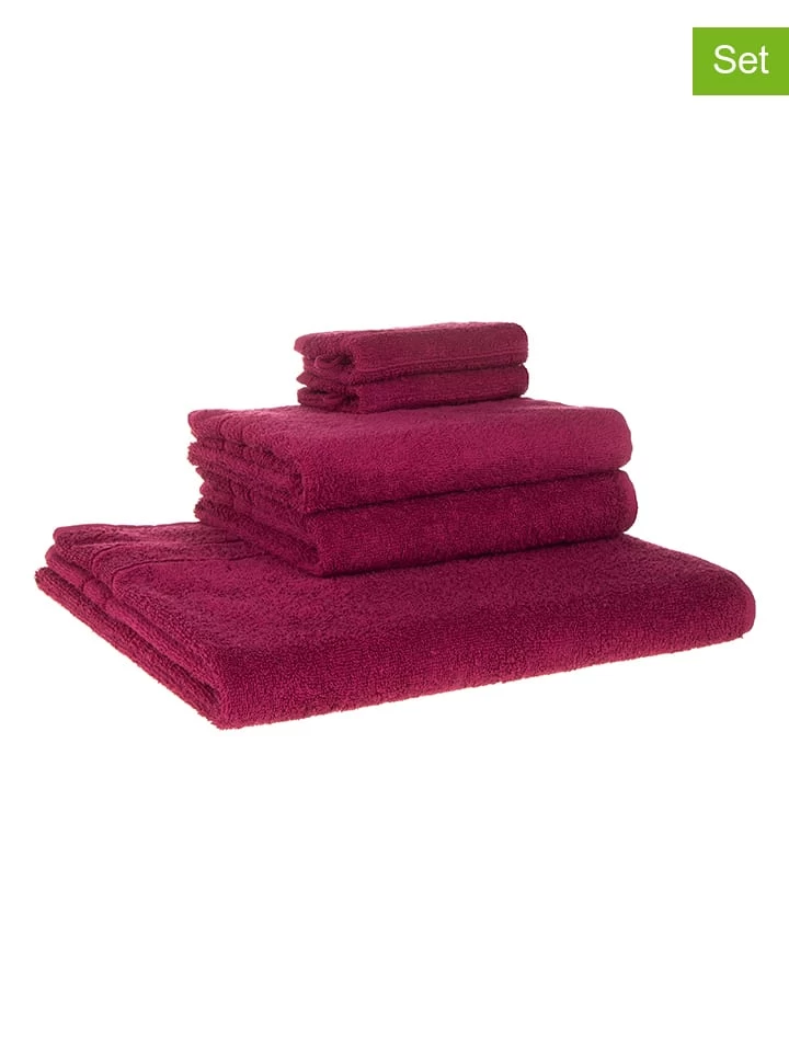 5-delige Handdoekenset Beskleurig 3 5-delige Handdoekenset Beskleurig