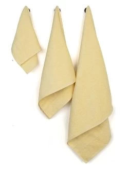 6-delige Handdoekenset Geel -Home Uitgebreid Winkel avance 6 delige handdoekenset geel 2