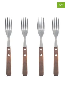 4-delige Set: Steakvorken