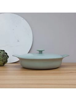 BergHOFF 2-delige Set: Serveerpan Met Deksel Groen - Ø 28 Cm -Home Uitgebreid Winkel berghoff 2 delige set serveerpan met deksel groen o 28 cm 3