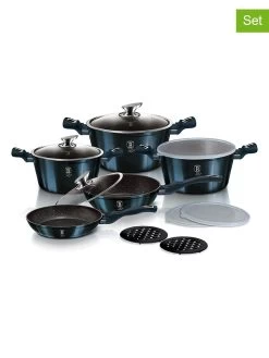 13-delige Kookgereiset "Metallic Line" Blauw