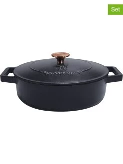 2-delige Set: Serveerpan Zwart - Ø 30 Cm