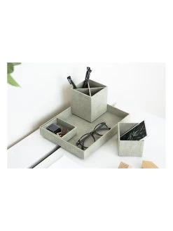 4-delige Set: Desktop-organizer "Lena" Beige -Home Uitgebreid Winkel bigsobox 4 delige set desktop organizer lena beige 5