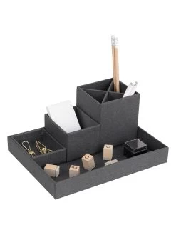 4-delige Set: Desktop-organizer "Lena" Zwart -Home Uitgebreid Winkel bigsobox 4 delige set desktop organizer lena zwart 5