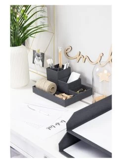 4-delige Set: Desktop-organizer "Lena" Zwart -Home Uitgebreid Winkel bigsobox 4 delige set desktop organizer lena zwart 8