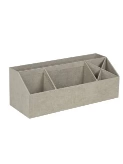 Bureau-organizer "Elisa" Beige - (B)33 X (H)12,5 X (D)12,5 Cm