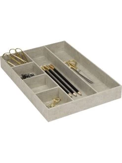 Pennen-organizer "Elliot" Beige - (B)23,5 X (H)4 X (D)33 Cm -Home Uitgebreid Winkel bigsobox pennen organizer elliot beige b 23 5 x h 4 x d 33 cm 1