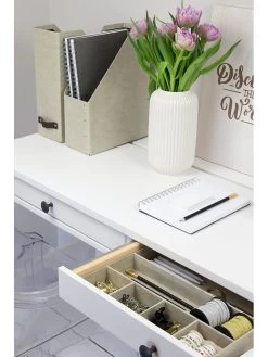 Pennen-organizer "Elliot" Beige - (B)23,5 X (H)4 X (D)33 Cm -Home Uitgebreid Winkel bigsobox pennen organizer elliot beige b 23 5 x h 4 x d 33 cm 3