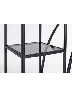 Staande Kast Zwart - (B)66 X (H)131 X (D)26 Cm -Home Uitgebreid Winkel bizzotto staande kast zwart b 66 x h 131 x d 26 cm 2