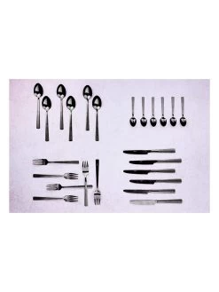 BJÖRN 24-delige Roestvrijstalen Bestekset "Finn" Zwart -Home Uitgebreid Winkel bjorn 24 delige roestvrijstalen bestekset finn zwart 2