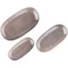 BJÖRN 3-delige Set: Serveerschalen "Stellar" Taupe -Home Uitgebreid Winkel bjorn 3 delige set serveerschalen stellar taupe