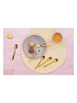 BJÖRN 6-delige Set: Roestvrijstalen Koffielepels "Olaf" Goudkleurig - (L)13 Cm -Home Uitgebreid Winkel bjorn 6 delige set roestvrijstalen koffielepels olaf goudkleurig l 13 cm 1