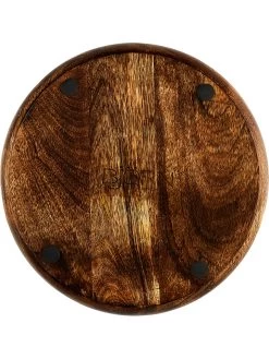 BJÖRN Serveerbord "Eclipse Flower" Naturel/grijs - Ø 30 Cm -Home Uitgebreid Winkel bjorn serveerbord eclipse flower naturel grijs o 30 cm 2