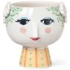 Bjørn Wiinblad Bloempot "Eva" Wit/groen - (H)14,5 X Ø 15,5 Cm -Home Uitgebreid Winkel bjorn wiinblad bloempot eva wit groen h 14 5 x o 15 5 cm