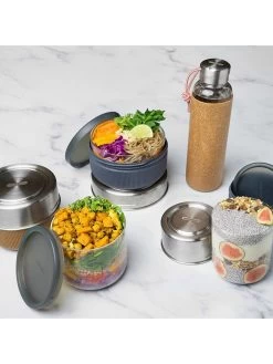 Black+Blum Lunchschaal Grijs/zilverkleurig - 750 Ml -Home Uitgebreid Winkel black blum lunchschaal grijs zilverkleurig 750 ml 3