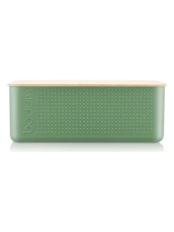 Bodum Broodtrommel "Bistro" Groen - (B)36,5 X (H)14 X (D)24 Cm