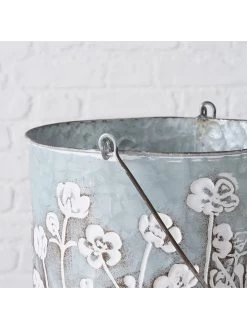 2-delige Set: Bloempotten "Filipa" Zilverkleurig -Home Uitgebreid Winkel boltze 2 delige set bloempotten filipa zilverkleurig 2