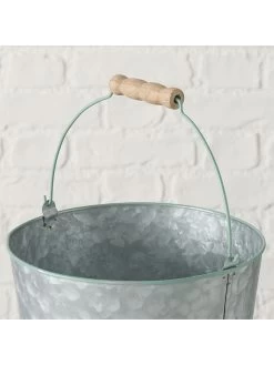 2-delige Set: Bloempotten "Floriana" Zilverkleurig -Home Uitgebreid Winkel boltze 2 delige set bloempotten floriana zilverkleurig 5