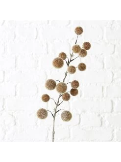 2-delige Set: Decoratieve Bloemen "Zoete Kastanje" Geel/lichtbruin -Home Uitgebreid Winkel boltze 2 delige set decoratieve bloemen zoete kastanje geel lichtbruin 2