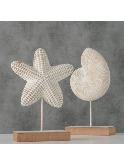 2-delige Set: Decoratieve Figuren Crème - (H)29,5 Cm -Home Uitgebreid Winkel boltze 2 delige set decoratieve figuren creme h 29 5 cm 2