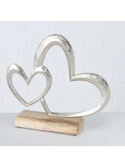 2-delige Set: Decoratieve Objecten "Miora" Naturel/zilverkleurig -Home Uitgebreid Winkel boltze 2 delige set decoratieve objecten miora naturel zilverkleurig 3