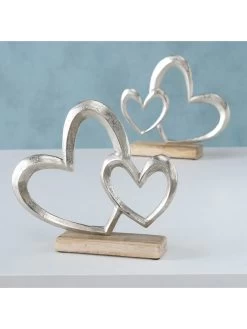 2-delige Set: Decoratieve Objecten "Miora" Naturel/zilverkleurig -Home Uitgebreid Winkel boltze 2 delige set decoratieve objecten miora naturel zilverkleurig 4