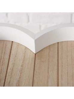 2-delige Set: Dienbladen "Hart" Wit/naturel - (B)24 Cm -Home Uitgebreid Winkel boltze 2 delige set dienbladen hart wit naturel b 24 cm 2