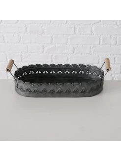 2-delige Set: Dienbladen "Marvel" Donkergrijs -Home Uitgebreid Winkel boltze 2 delige set dienbladen marvel donkergrijs 2