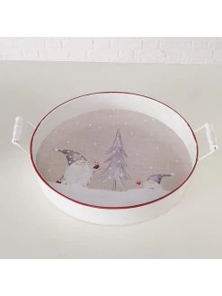 2-delige Set: Dienbladen "Mikkel" Wit -Home Uitgebreid Winkel boltze 2 delige set dienbladen mikkel wit 2