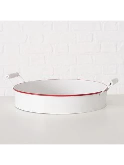 2-delige Set: Dienbladen "Mikkel" Wit -Home Uitgebreid Winkel boltze 2 delige set dienbladen mikkel wit 3