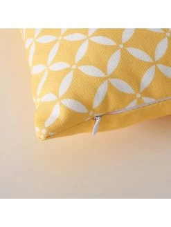 2-delige Set: Kussen "Goma" Lichtblauw/geel - (L)45 X (B)45 Cm -Home Uitgebreid Winkel boltze 2 delige set kussen goma lichtblauw geel l 45 x b 45 cm 6