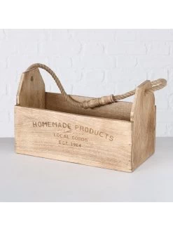 2-delige Set: Opbergkisten "Gardela" Lichtbruin -Home Uitgebreid Winkel boltze 2 delige set opbergkisten gardela lichtbruin 1