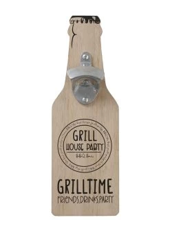 2-dleige Set: Flesopeners "Grillhouse" Naturel - (L)30 X (B)4 Cm -Home Uitgebreid Winkel boltze 2 dleige set flesopeners grillhouse naturel l 30 x b 4 cm 2
