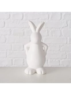3-delige Set: Decoratieve Figuren "Hoppy" Wit - (H)15 Cm -Home Uitgebreid Winkel boltze 3 delige set decoratieve figuren hoppy wit h 15 cm 2