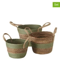 3-delige Set: Manden "Jonala" Lichtbruin/groen